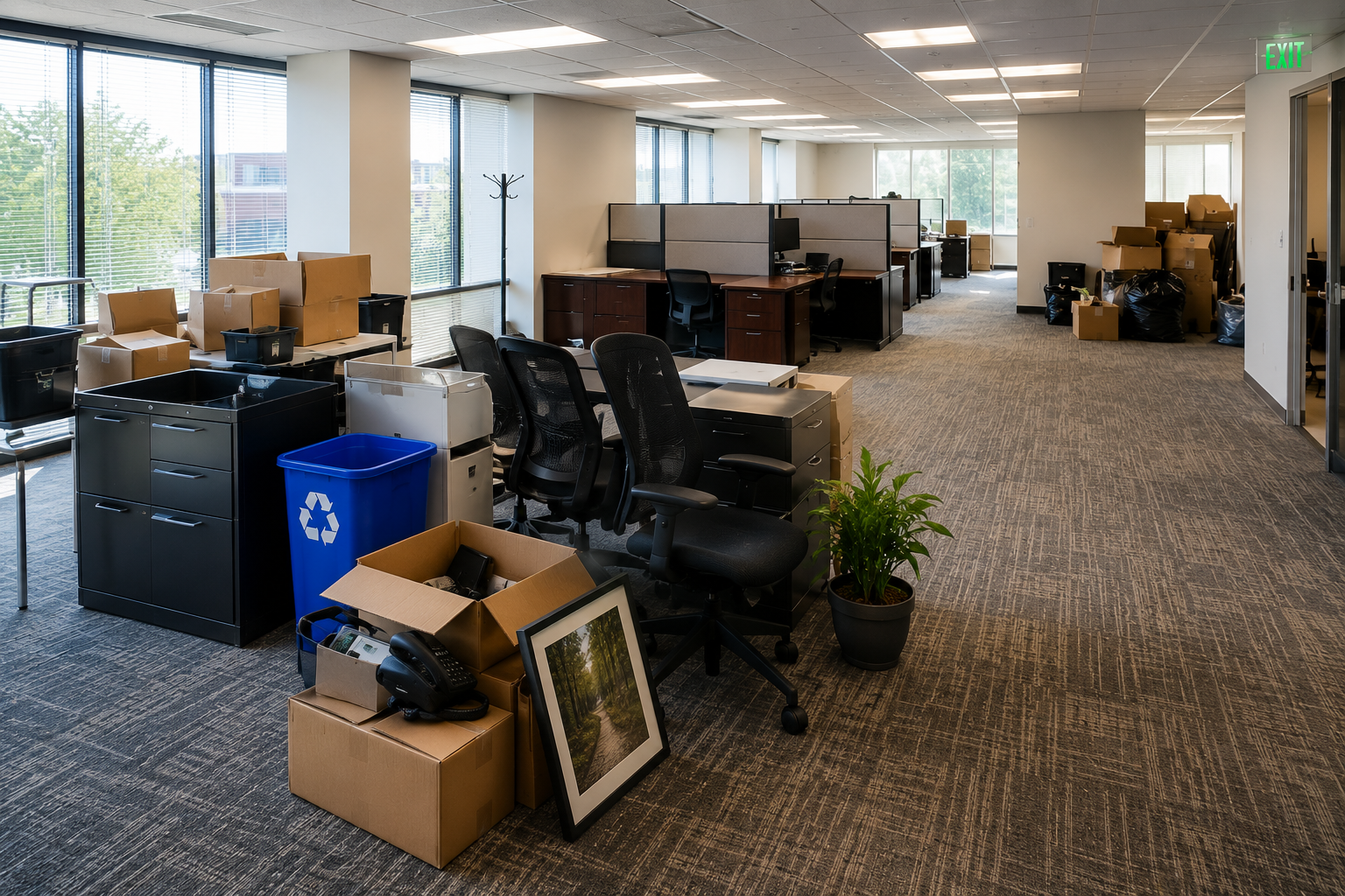 Office and commercial cleanouts